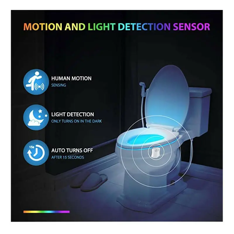 LED WC automatique avec détecteur de mouvement 92